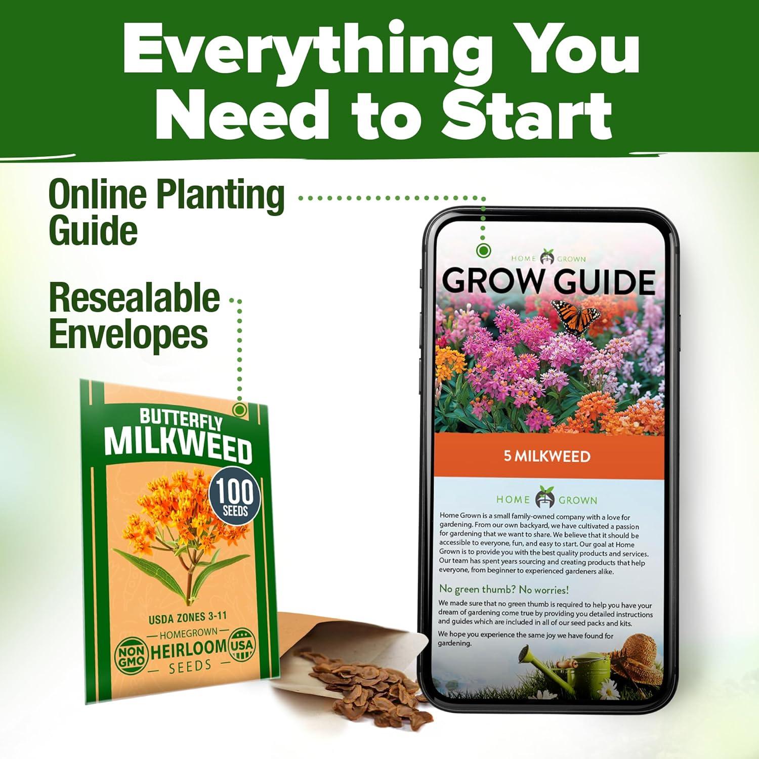 image:imageHOME GROWN Non GMO Genovese Basil Seeds Pack 1750 High Germination Heirloom Seeds Ocimum basilicum Herb Seeds for Planting Indoor amp Outdoor Gardening for Culinary UseMilkweed